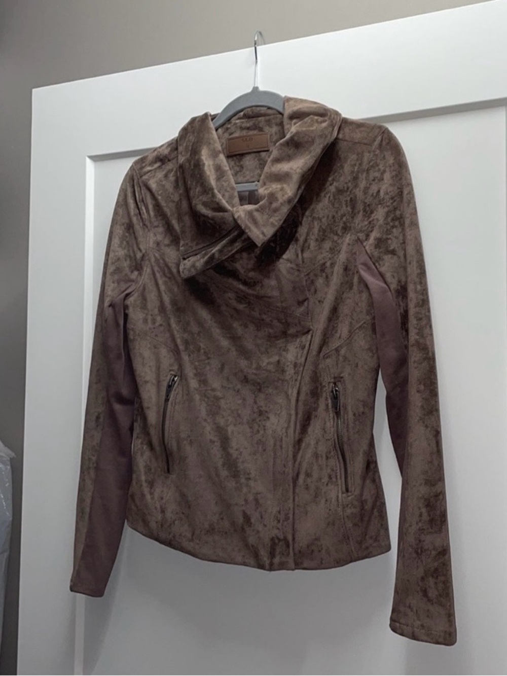 SL8 Suede Moto Jacket
